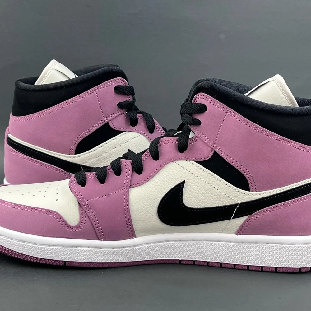 Jordan 1 Mid SE Berry Pink (DC7267-500) Women Size 12 - Picture 4 of 10
